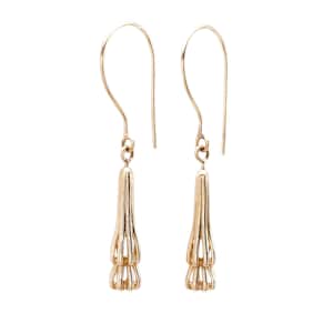 Pendientes de oro con dos gotas