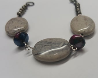 Jasper Beaded Bracelet