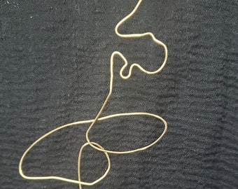 Tiny Dancer Minimalist Wire Sculpture