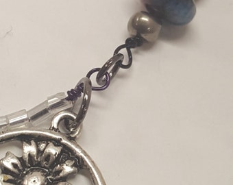 Wirework Multicolor Charm Bracelet