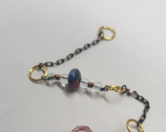 Romantic Flower Glass Necklace