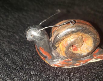 Volcano Snail Figurine