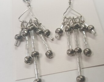 Silver Chandelier Earrings