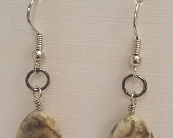 Wirework Feldspar Earrings