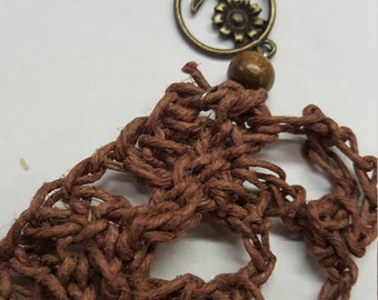Crocheted Polished Hemp Choker