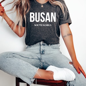 Busan Shirt, Korea Travel Tee, Busan South Korea Tee, Korean Shirt Busan, Busan Tee, Travel Shirt Korea, Korea