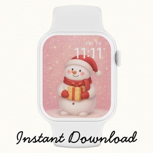 雪だるまさん専用ページApple iPhone Snowman apple watch face - Etsy 日本
