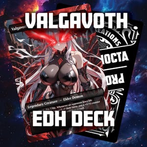 Valgavoth, Harrower of Souls - Sexy Custom Proxy Kommandant Deck | Vorkonfigurierte Optionen!
