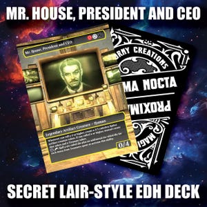 Mazzo EDH proxy MTG personalizzato – Sig. House, Presidente e CEO / Domina la Terra Desolata!!!