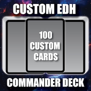 Custom MTG Commander-deck met pittige, op fantasie geïnspireerde kunst: trek de aandacht en breek harten!