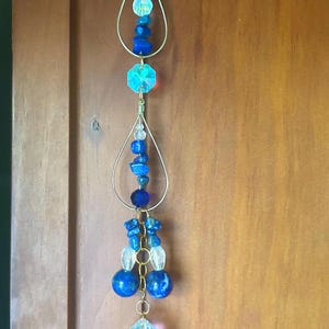 Lapis Lazuli dream hanging sun catcher decor