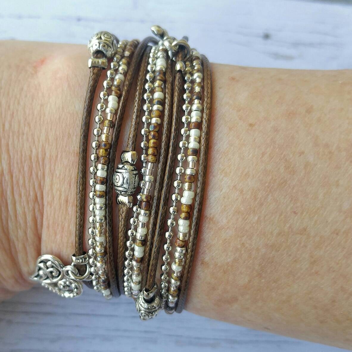 Custom Vegan Wrap Bracelet Ladies Wrap Bracelet Festival Etsy