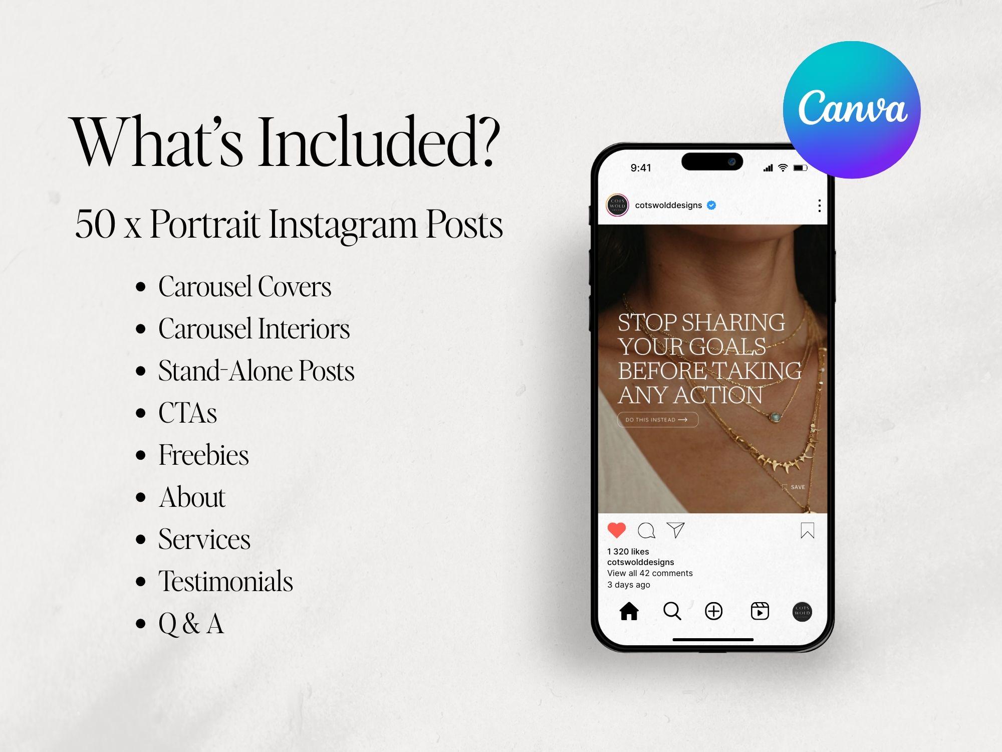 Instagram Post Template for Coaches | Canva Social Media Posts ...