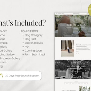 Showit Website Template For Photographer | Modern Showit Template | Luxury Designer Website Template | Wedding Photography Website image 5