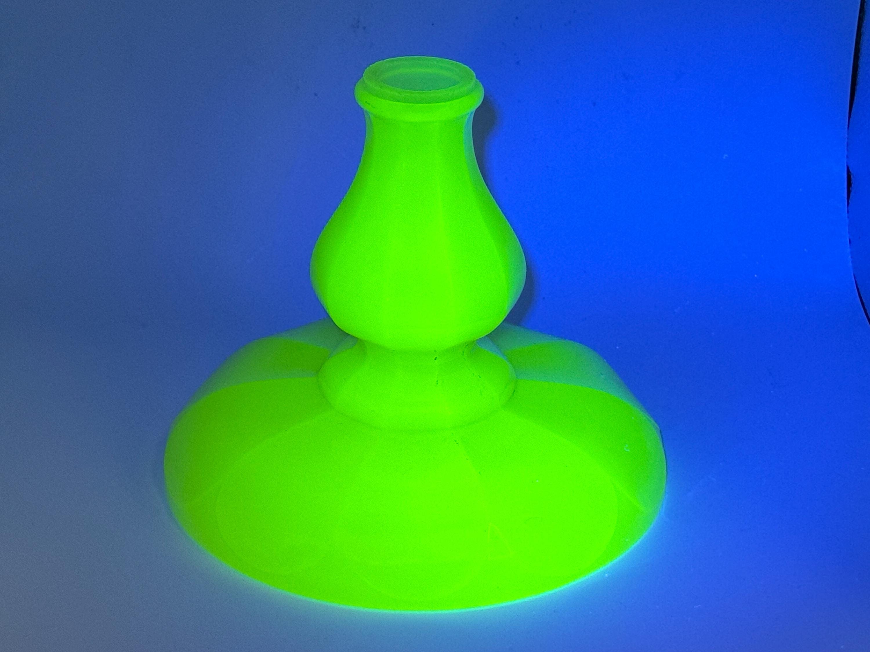 Murano MCM Cendese Opaline/Uranium Glass Lamp Part (Base?)