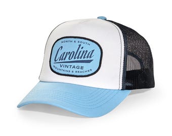 Carolina Vintage 5 Panel Trucker Hat