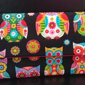 Carteira Rainbow Owls / Celular / Livro de cheques / Cartão de crédito / Último pronto para envio
