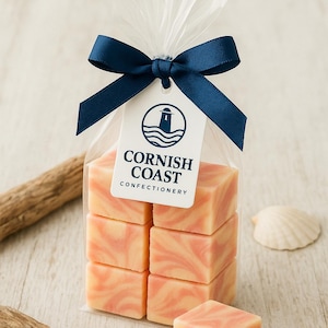 Strawberries & Cream Fudge I Cornish Fudge I Handmade Cornish Fudge | Luxury Summer Sweet Treat | Handmade Fudge I Birthday Fudge Gifts