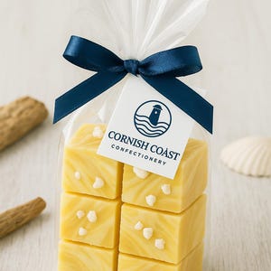 Lemon Meringue Fudge I Cornish Fudge I Handmade Cornish Fudge | Luxury Sweet Treat | Cornish Confectionery | Foodie Gift I Luxury Fudge Gift