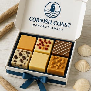 Luxury Build Your Own Fudge Box  | Handmade Cornish Fudge Gift Box | Cornish Fudge | Fudge Gift | Personalised Gift I Foodie Gift I Birthday