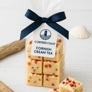 Cornish Cream Tea Fudge I Cornish Fudge I Handmade Cornish Fudge  | Luxury Artisan Sweet Gift | Cornish Confectionery I Cornish Cream Tea