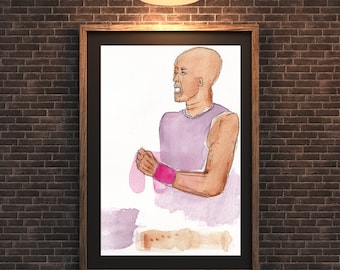 Poster // digital // Tennis // Jubel // Winner // GAME SET MATCH // Motivational, sports, mindset, positivity, powerful