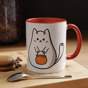 Cat Coffee Mug - Cute Cat Lover Gift, Animal Lover Tea Cup, Kitty Mug, Pet Owner Gift, Ceramic Coffee Cup