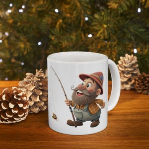 Fish Ceramic Coffee Mug: Nautical Marine Life Drinkware