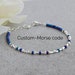 see more listings in the Morse code bracelets section