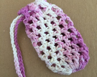 Grape Soft Scrubber Soap Sack