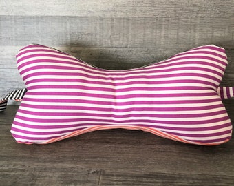 Three Stripes Dog Bone Pillow