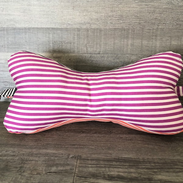 Three Stripes Dog Bone Pillow