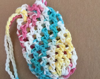 Colored Soft Scrubber Soap Sack