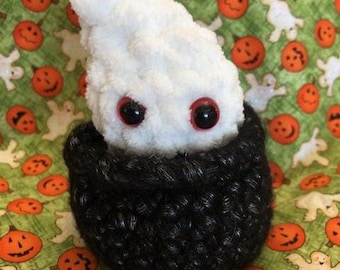 Pop-Up Ghost in Cauldron: Halloween Decor, Child's Toy