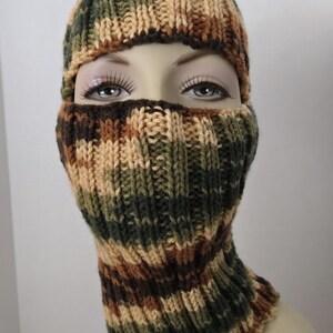 Variegated ski mask