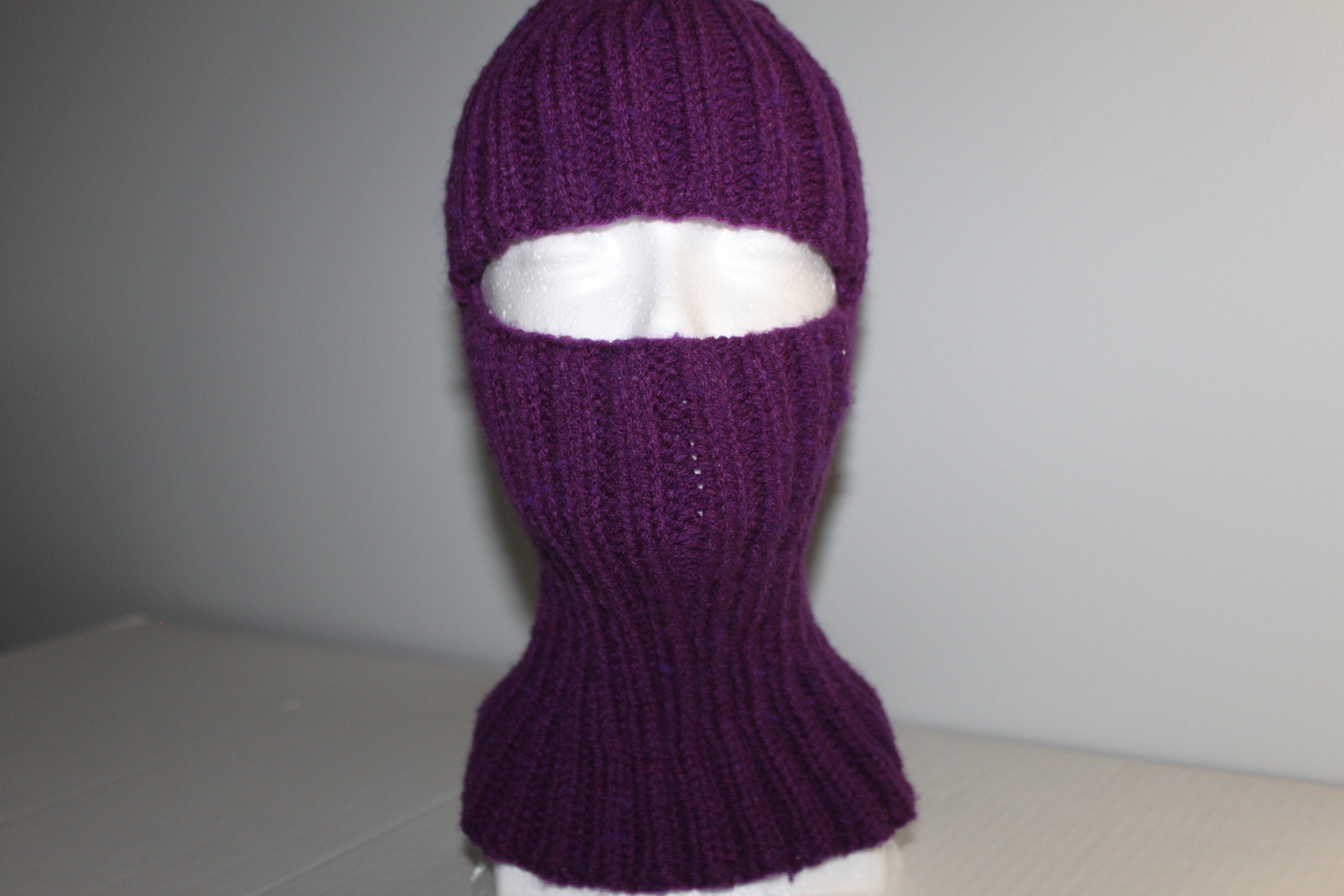 Purple ski mask Etsy