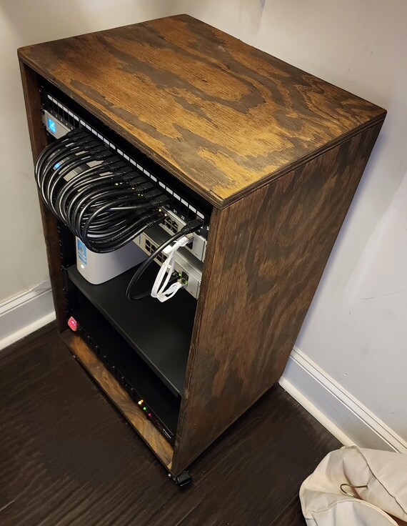 12U-20U Wooden Network/music Rack W/ Casters - Etsy 12U-20U Wooden Network/music Rack W/ Casters - Etsy