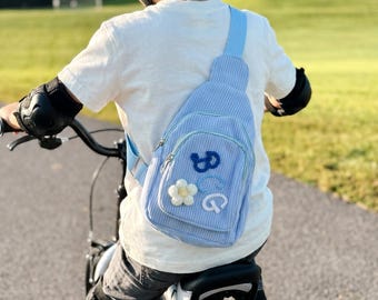 Custom Baby Toddler Purse, Corduroy Sling Bag, Gift for Boys & Girls, Waist Bag, Outdoor bag, Sports Bag, Crossbody Bag, Kids Birthday Gift