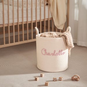 Benutzerdefinierter Aufbewahrungs- und Wäschekorb für Kinder · Haustierlagerung · Personalisierter Schlafheim-Organizer · Neugeborenen- und Geschenkkorb · Wäschekorb