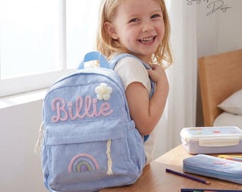 Mochila personalizada para niños pequeños, mini mochila, regalo para niños pequeños, regalo para la vuelta al cole, mochila para niños pequeños, mochila preescolar, set de regalo, mochila escolar personalizada