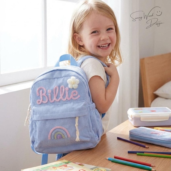 Zaino personalizzato per bambini, mini zaino, regalo per bambini, regalo per il ritorno a scuola, zaino per bambini, zaino per la scuola materna, set regalo, borsa scolastica personalizzata