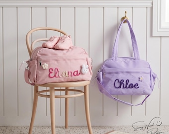 Bolsa de deporte infantil personalizada, bolsa para deportes y baile, bolsa de gimnasio personalizada, bolsa para actividades diarias, bolsa para el hospital, equipaje de viaje para vacaciones, regalo de regreso a clases