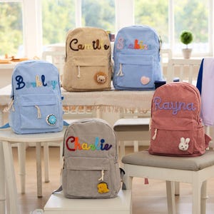 Sac de garderie personnalisé · Sac à dos pour enfants et tout-petits · Cadeaux pour la rentrée des classes · Sac à dos pour enfants d'âge préscolaire · Cartable pour la rentrée