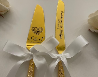 wedding engraved set luxe