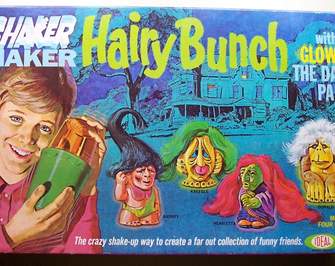 PLAY WITH ME 1972 Shaker Maker Hairy Bunch by Ideal Toys / Vintage Crafts / 60202 Etsy