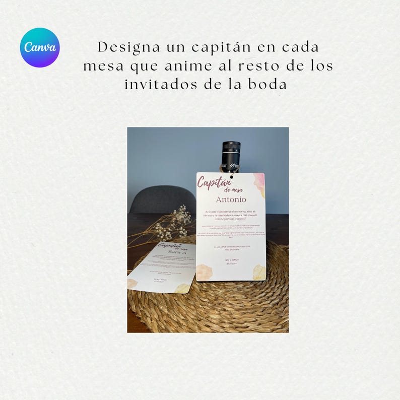 Editable Template in Canva, for Table Captains at Weddings, Baptisms ...