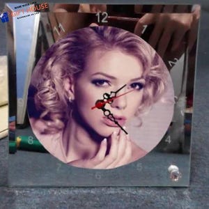 Custom Walls Clock Gift | Photo Clock | Personalized Wall Clocks | Clock for him |Valentine Gift|  Mother&#39;s Day Gift| Gift for Her