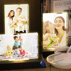Benutzerdefinierte Foto-Lampe | Geschenk für Freundin | Valentinstag Geschenk | Geburtstagsgeschenk | Bild Nachtlicht| Geschenk für Ihn | Geschenk für sie