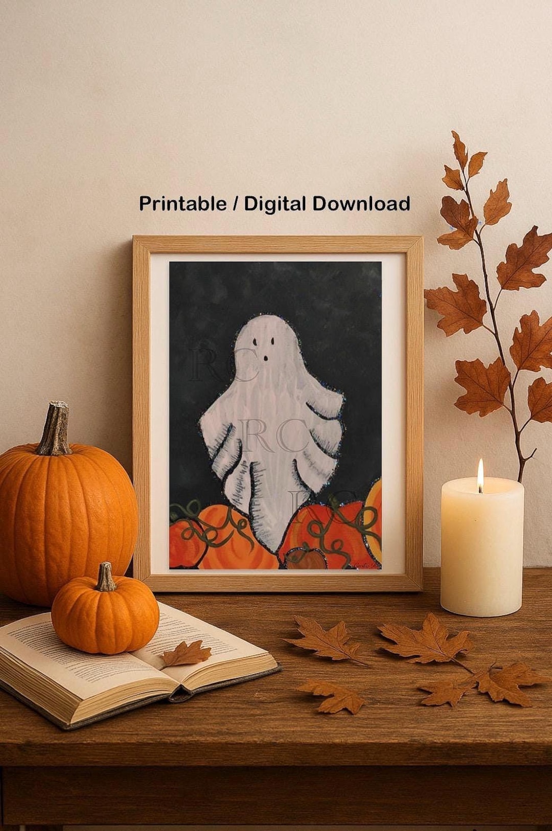 Spooky Halloween Wall Art: Printable Digital Decor (instant Download ...