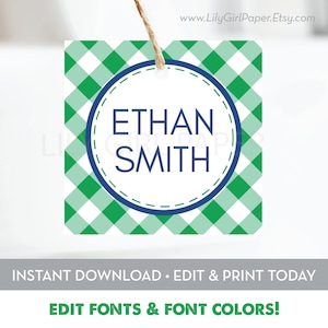 Editable, Personalized Enclosure Card, Gift Tag, INSTANT DOWNLOAD, Edit, Download & Print Today! EC7 0500